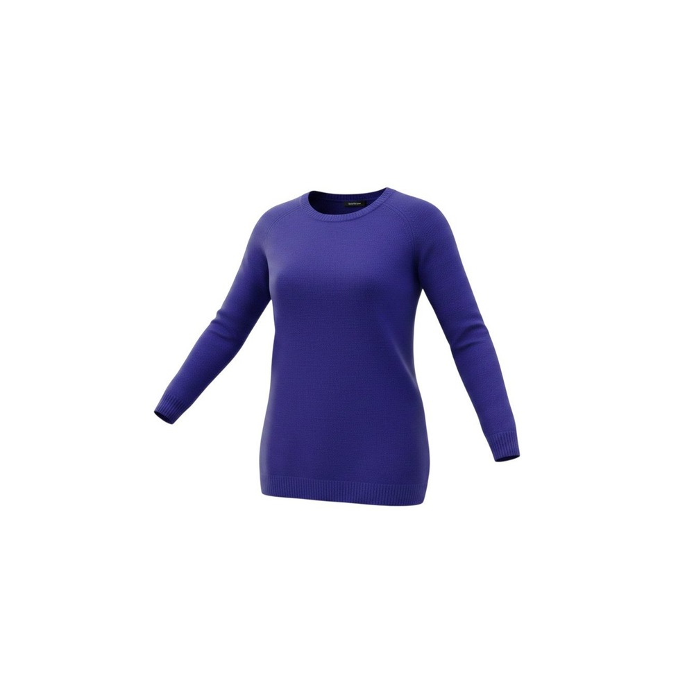 Rue21 Sweater Womens L Purple New Crew Neck Long Sleeve Knit Top High Low Hem